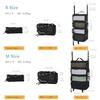 TABITORA Travel Pouch, Hanging Storage, Travel Closet Organizer, Compression Storage Bag, 4-Tier Travel Pouch, Storage Box, Clothing Rack, Business Tr