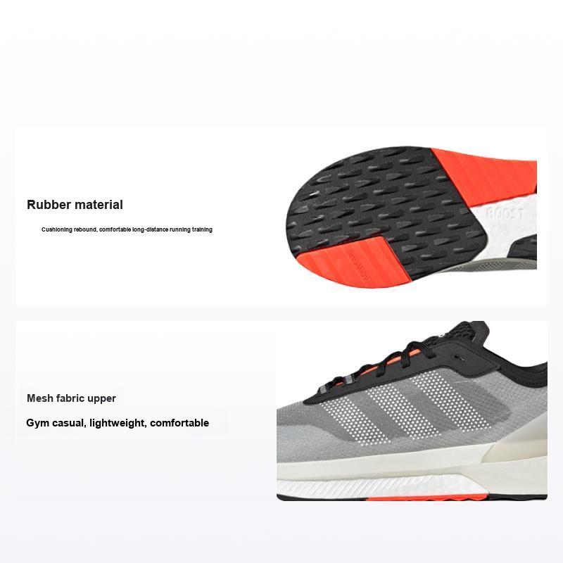 adidas Avryn Grey Solar Red Unisex Sneakers Core-Black HP5969