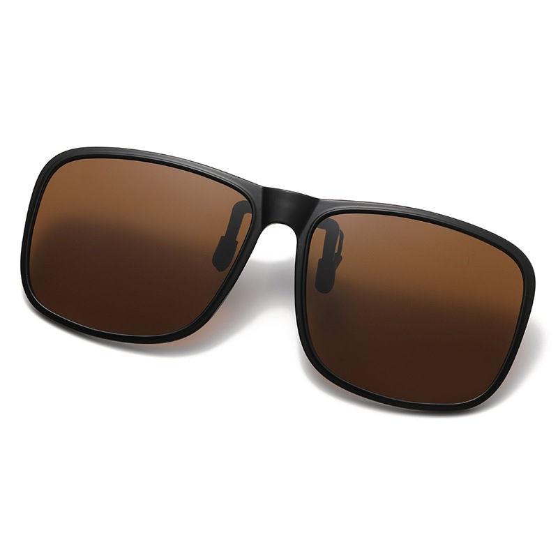 Polarized Clip On Sunglasses Anti-Glare Flip Up Photochromic Polarised Sunglasses for Driving Travel GZW