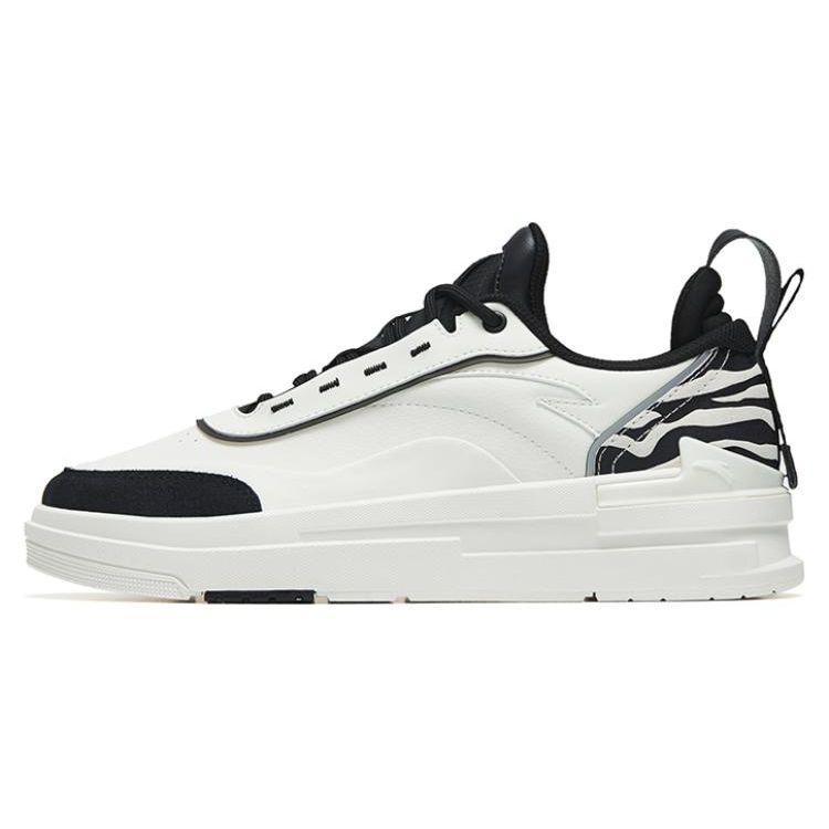 Anta Men Low Top Skate Shoes White Black 912248068-3 40