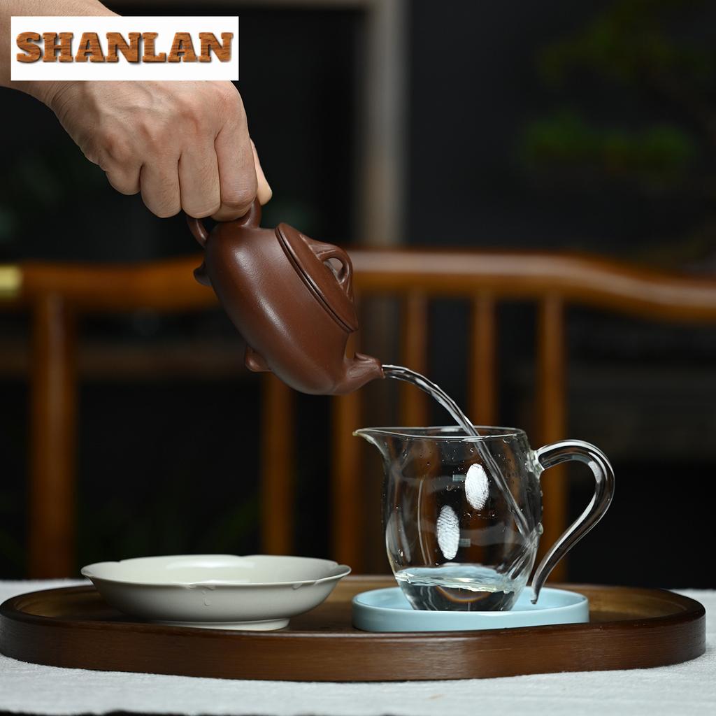 250ml Exquisite Yixing Purple Clay Teapots Handmade Yi Qu Pot Raw Ore Purple Mud Kettle With Filter Chinese Zisha Tea Set Craft