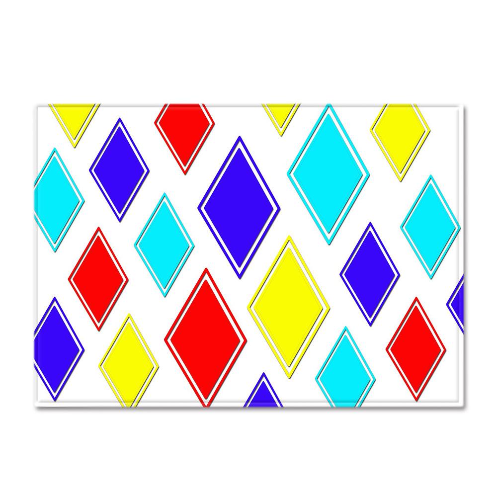 Geometric Shaped Floor Mat Bedroom Dining Room Carpet Carpet Doormat