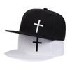 Unisex Cross Embroidery Hip-Hop Hats Spring Autumn Outdoor Adjustable Casual Baseball Caps Sunscreen Hat