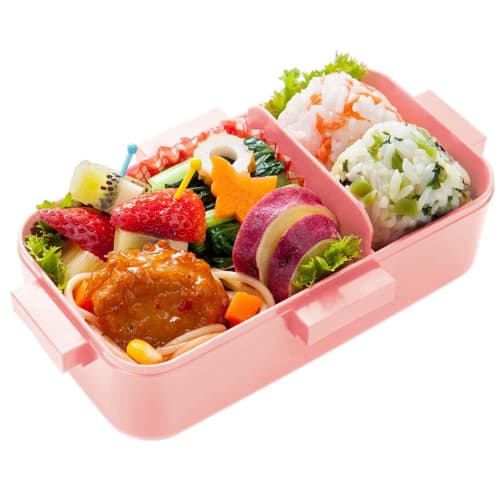 Skater Bento Box, 530ml, Single Tier, for Women, Made In Japan, with Leak-Resistant 4-Point Lock, Dishwasher and Microwave Safe, Sanrio Hello Kitty Fl