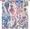 Insulated Colorful Floral Curtains Vintage Tribal Ethnic Abstract Paisley Mandala Pattern Print Bedroom Curtain Boho Polyester Washable Sleeping Area