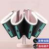 Fully Automatic Reverse Folding Blackout Umbrella with Reflective Stripe UV Blocking Sun Umbrella Double Bones Windproof Parasol