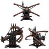 MOC Building Blocks Military Navy Figures Accessories Medieval Cannon Ammunition Wilderness Scene Tent Bonfire Brick Toy Gifts