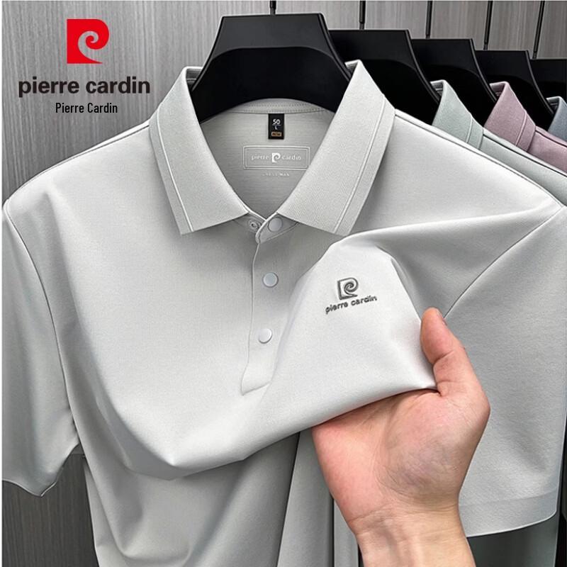 

Pierre Cardin Men s Ice Silk Short Sleeve Polo Shirt 2XL