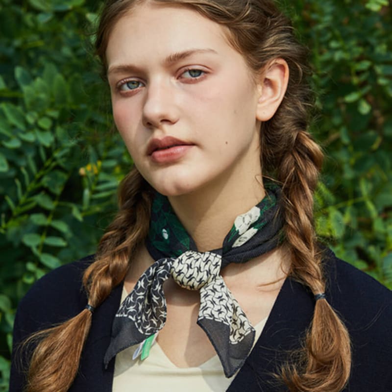 ANA MAISON Selfless City Silk Wool Petit Scarf [PMPsw-1425]