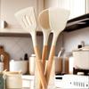3Pcs/set Non-slip Cooking Turner Spatula Colander Pot Spatula Set  Kitchen Utensils Cookware