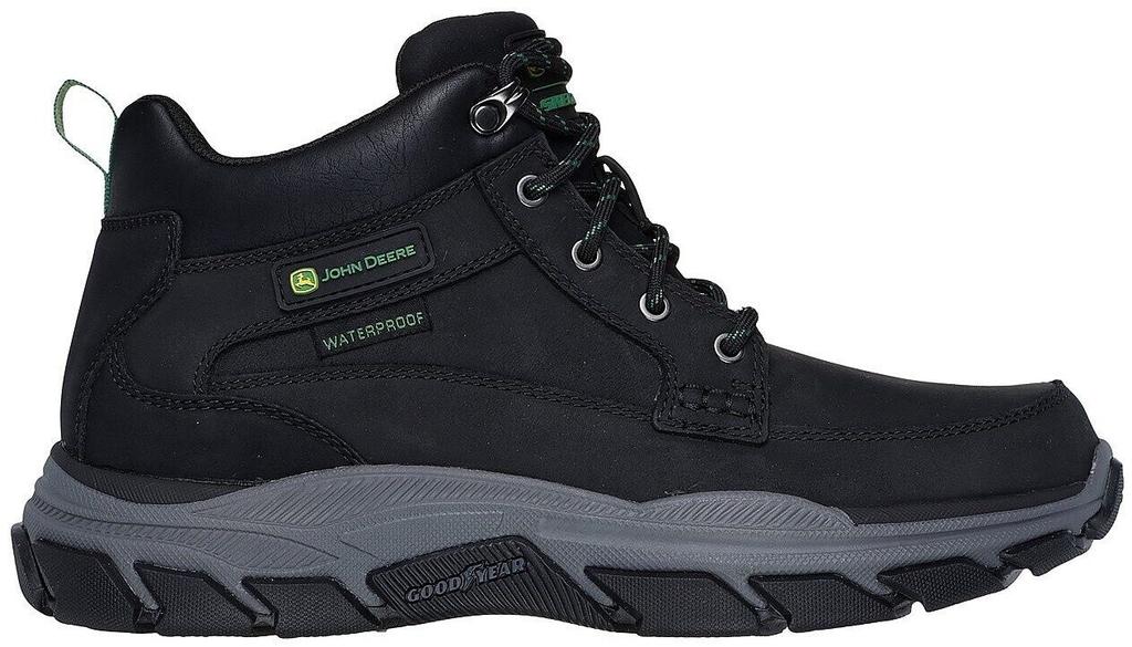 Skechers Respected Landin Boots In Black