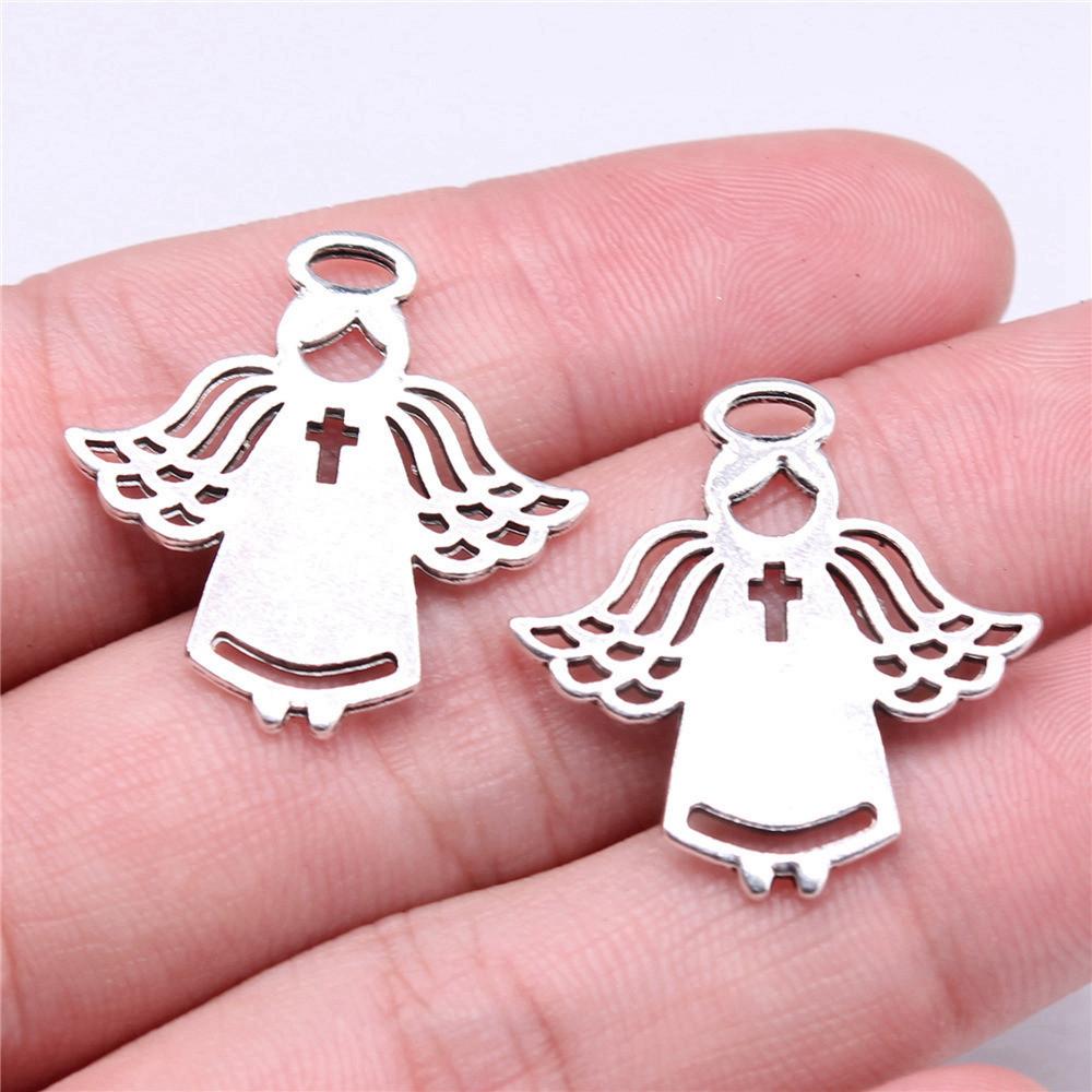 Big Angel Charms Pendant Couple Jewelry Unusual Gifts For