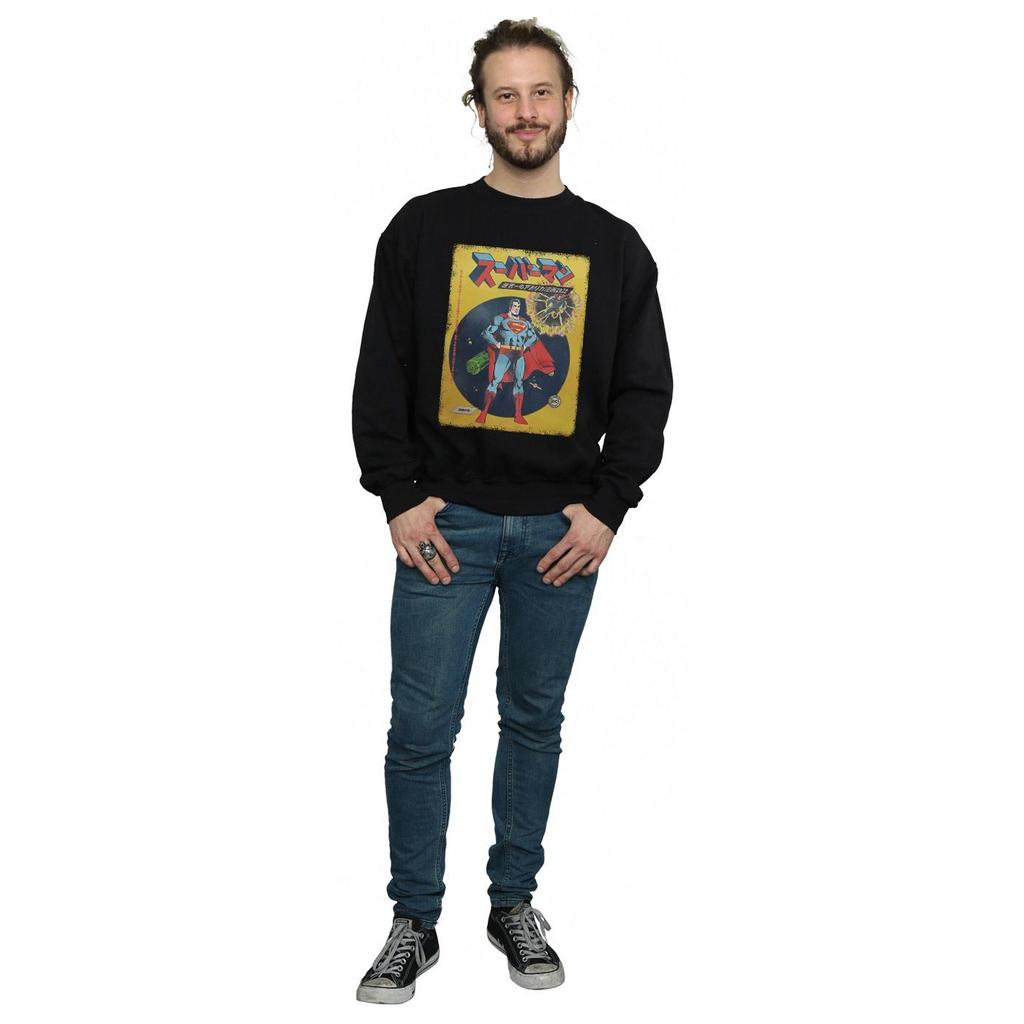 DC Comics Mens Superman International Cover Sweatshirt