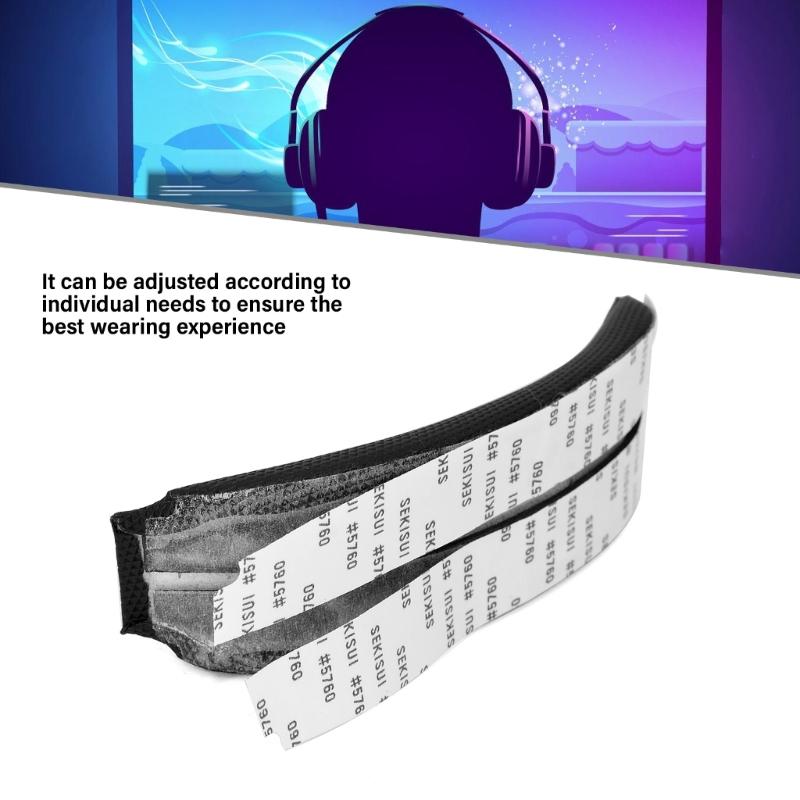Weiche Schaumstoffe Stirnbandpolster PU Stirnbandpolster für Q200 Kopfhörer Kopfbügelpolster Reduziert Druck, Komfortables Stirnband