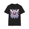 Pastel Anime Fairy Girl T-Shirt | Butterfly Wings, Headphones, Unisex Tee