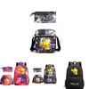 Wobbly Life Character Print School Backpack Trio With Air Cushion Straps For Boys And Girls