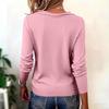 2026 Women's European-American Autumn/Winter Fashion: Elegant Solid Color Western Jacket T-shirt