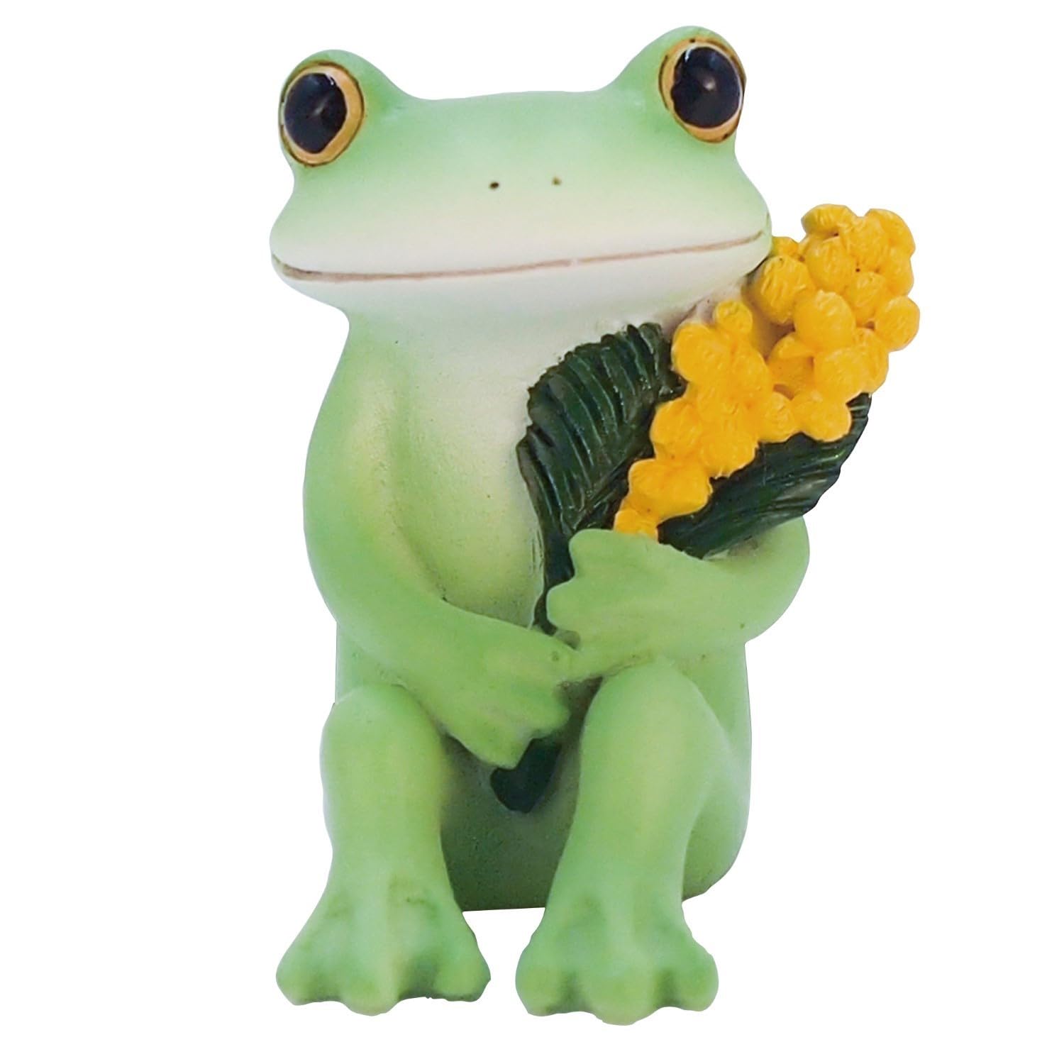 

Tea Life Daikai Copeu Mascot Frog Spring Mimosa and Frog D3 cm 621538 W2.5 H3.5