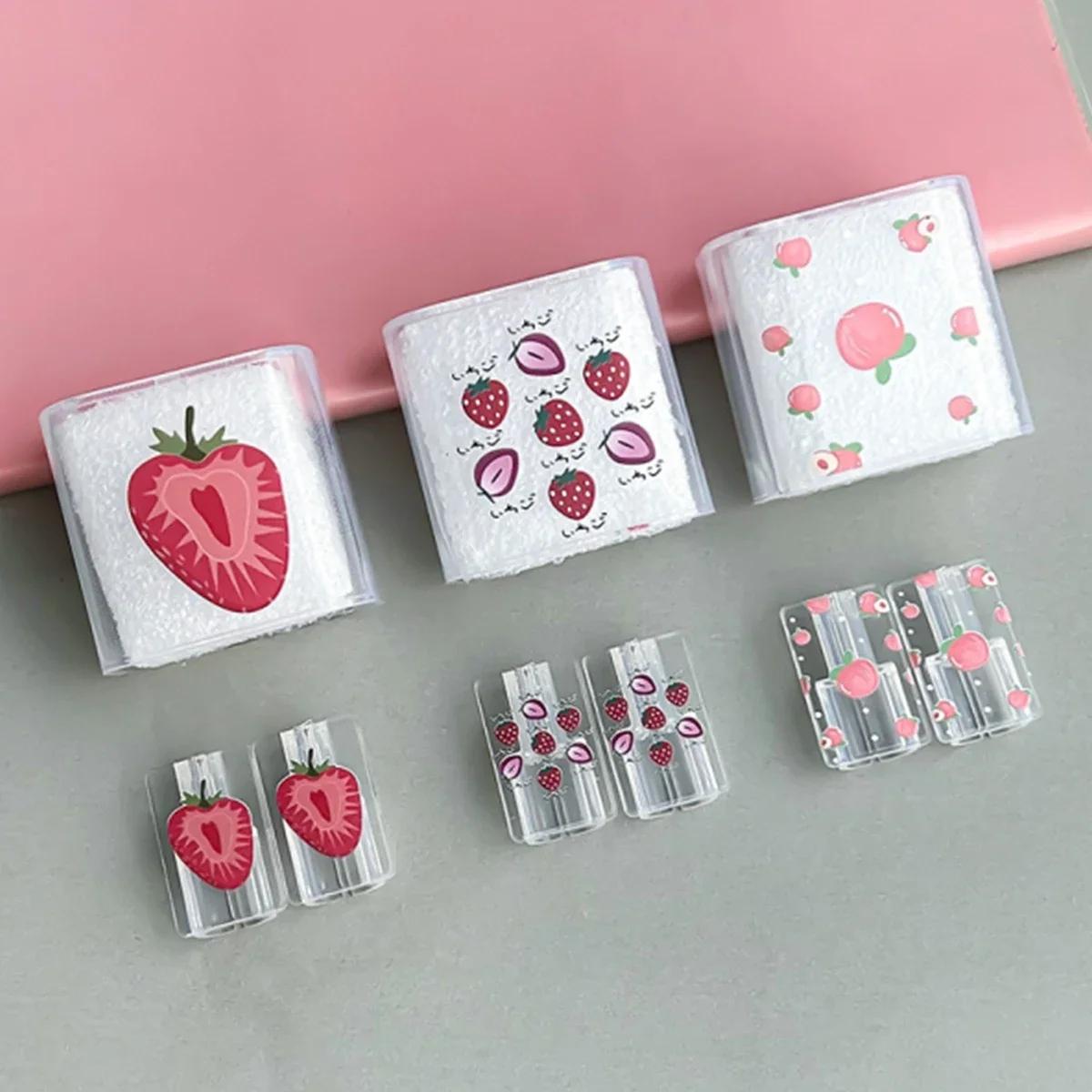 

Strawberry /Watermelon/Cherry 5pcs Charging Data Cable Protector Winder Accessories Charger Protective Cover