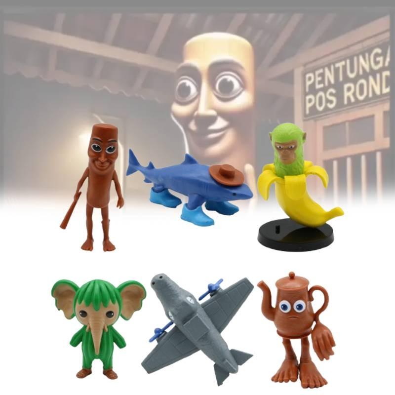 Sahur Action Tungtungtung Figure Cartoon Model Toy Decoration Doll Gift Children