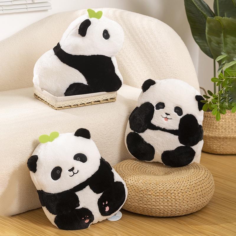 Panda Hua Hua Plush Toy Realistic Stuffed Panda Pillow For Kids And Adults