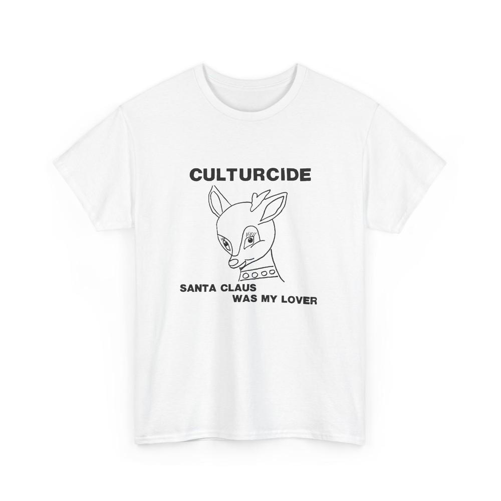 

undated outsider music cultureside album santa claus was my lover tshirt 4XL