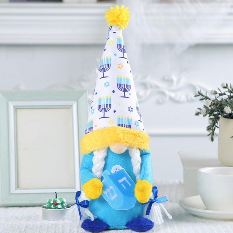 Hanukkah Gnomes Holding Chanukah Swedish Tomtes Hanukkah Decor
