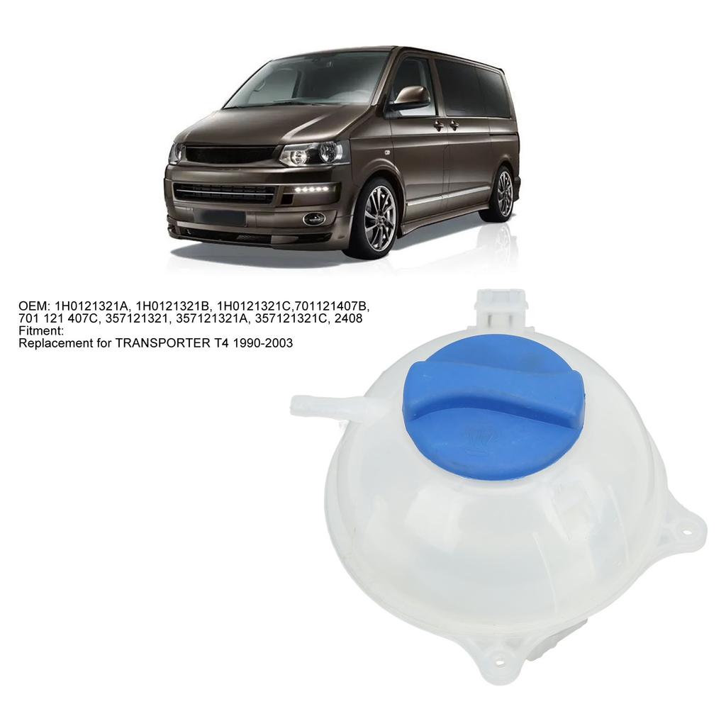 Chladicí expanzní nádrž s víčkem 1H0121321A Náhrada pro TRANSPORTER T4 1990‑2003