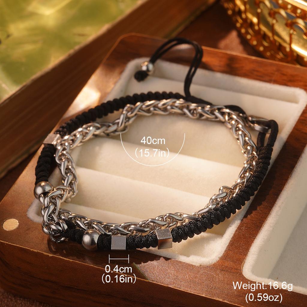 Titanium steel bracelet unisex niche design high-end birthday gift versatile fashion ol niche jewelry
