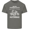 Biker Old Unisex Motorbike Motorcycle Funny Unisexs Light Cotton Tshirt