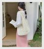 Korean Style Cloud Bubble Pleated Shoulder Handbag for Women, Large Capacity Mother-and-Child Cloth Bag