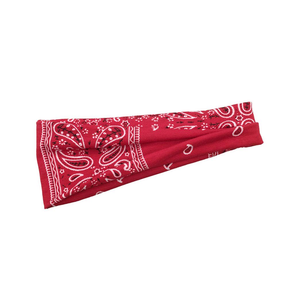 Boho Headbands Paisley Hair Bands Knoted Turban Headband Stretch Twist Head Wraps Stripe Cloth Head Bands for Women and Girls
