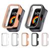 Fashion Diamond Cover for Huawei Band 10 9 8 10NFC 9NFC 8NFC Protective Bumper Frame Bezel Full Cover Protector PC Shell