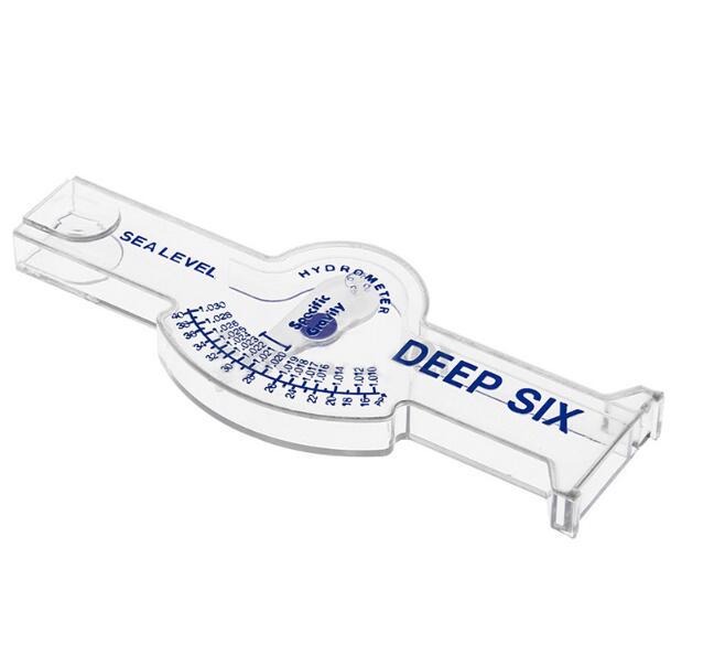 Aquarium PVC Brine Hydrometer Concentration Meter Salinity Meter Sea Hydrometer Supply Fish Tank