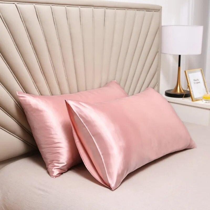 Single Person Pillowcase, Silk Satin Hair Beauty Pillowcase, Comfortable Pillowcase, Home Decoration