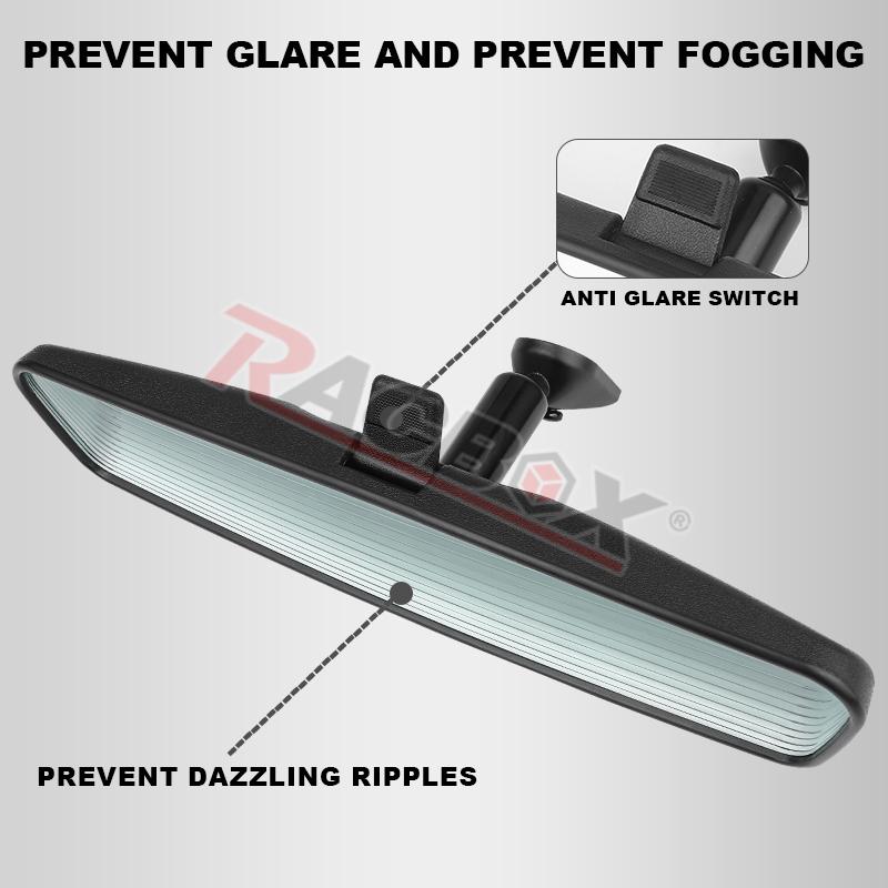 Anti Glare Car Interior Rearview Mirror Kit 8993023K for Jeep Wrangler YJ TJ Cherokee XJ for Vintage Jeep CJ-5 6 7 8 SJ J-Series Interior Mirrors6