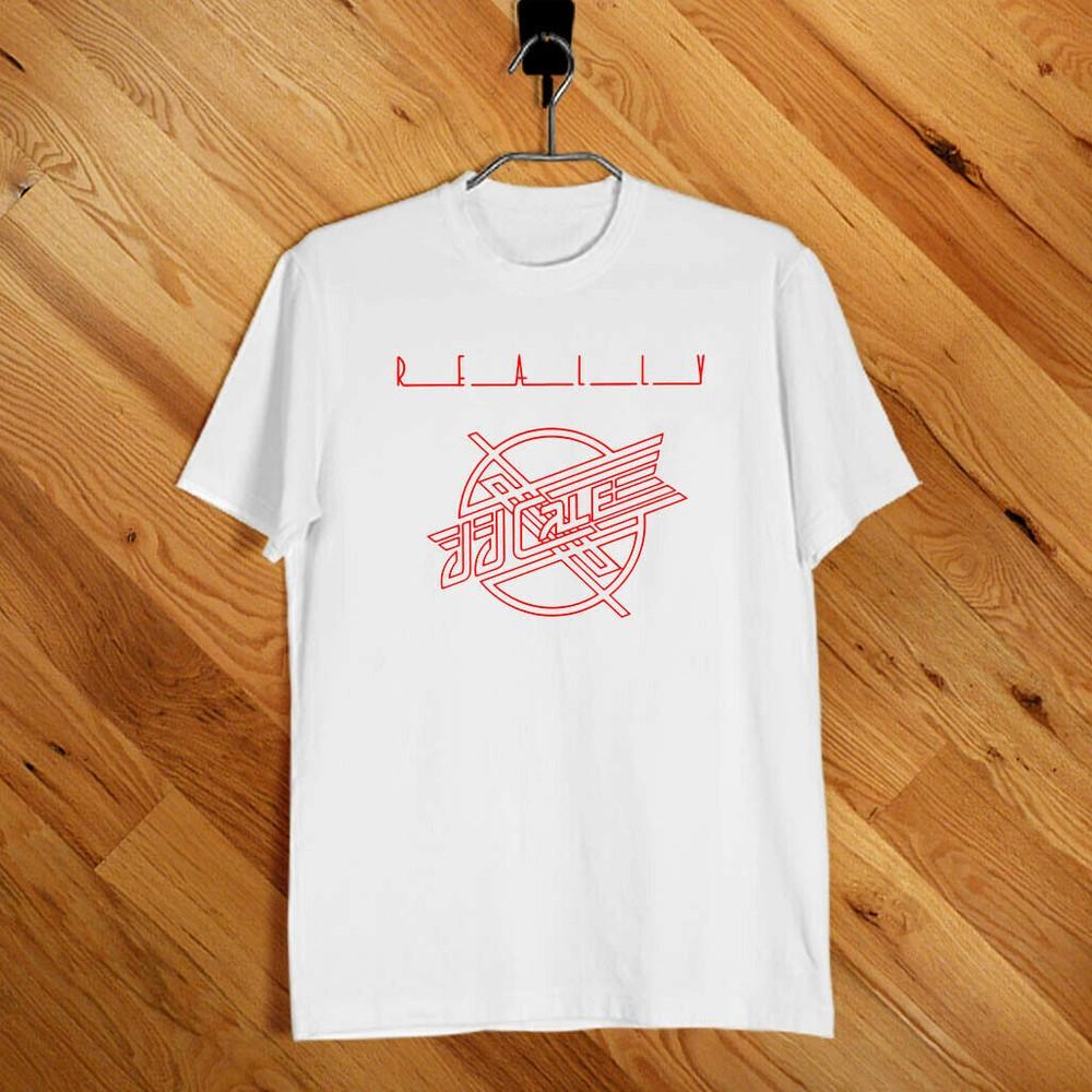 

J.J Cale American Musician Really Album Logo T-Shirt Black White Size S-2XL Unisex T-Shirt M