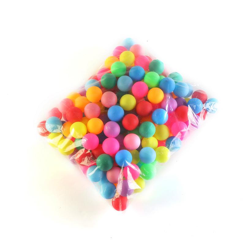 Weinisun Colored Frosted Table Tennis Balls for Lottery Raffles & Entertainment
