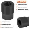 Bootswerkzeuge Antriebswellenadapter Haltevorrichtung Passend für Mercury Marine, Mercruiser MC-1, R-MR, Alpha One, Alpha 1 Gen II Antriebseinheiten
