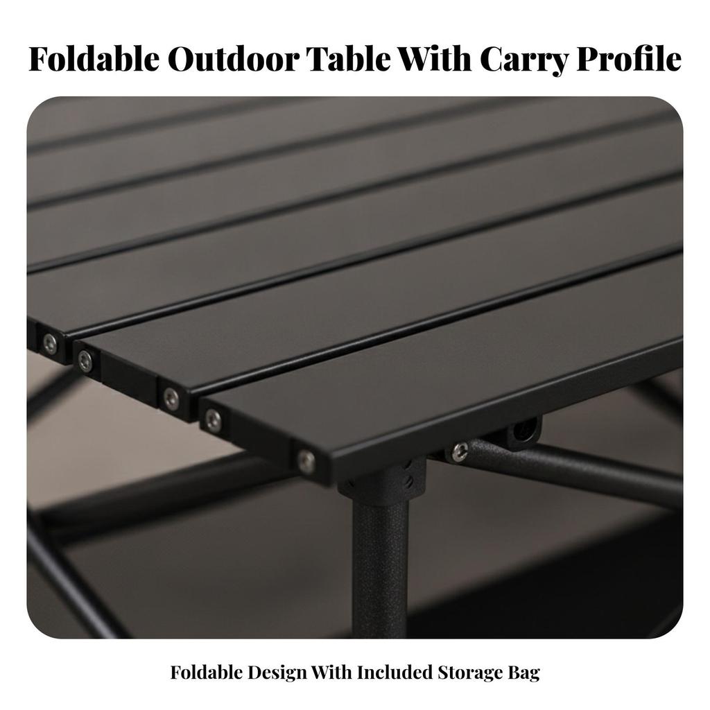 Compact Folding Camping Table Easy to Clean Furniture for Barbecues