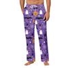 Men's Halloween Print Pocket Straight Casual Pants Home Pajama Pants