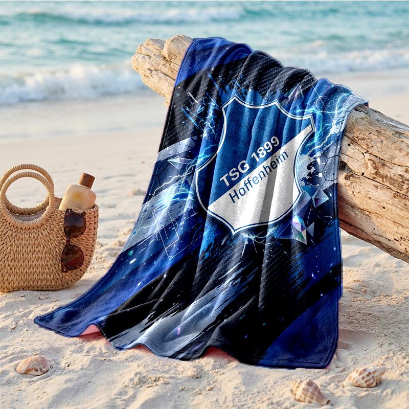 TSG Hoffenheim FC Print Microfiber Beach Towel Quick Dry Absorbent Large Towel For Beach Swimming Travel