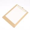 New New Golden Stainless Steel Writing Clipboard Document Stationery Paper Organizer With Metal Clip For Office School Supplies