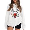 Women's Fashionable Casual Long-Sleeved Round-Neck Printed Pullover Sweatshirt
