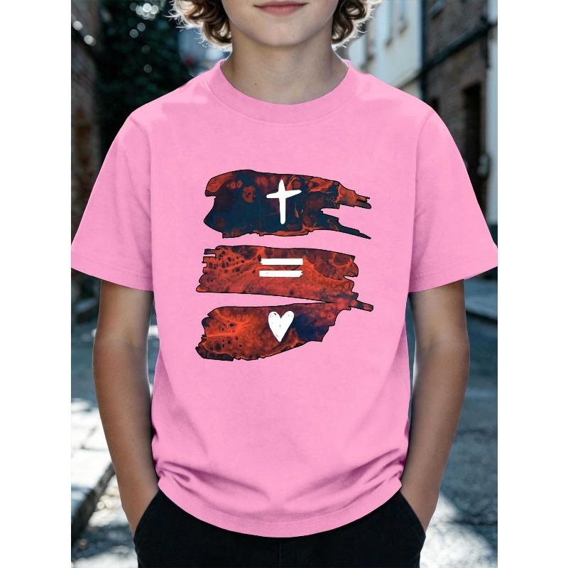 Witness Love Summer Kids Fashion Clothing T-Shirt Printed Short-Sleeved T-Shirt Casual Top