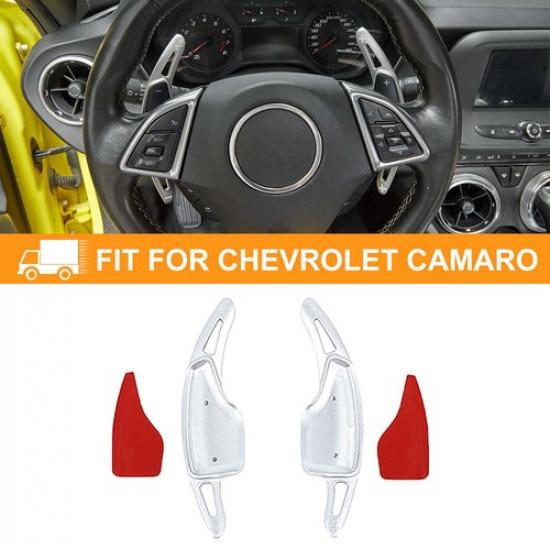 Steering Wheel Shift Paddle Shifter Extension Cover For Chevrolet Camaro 17+