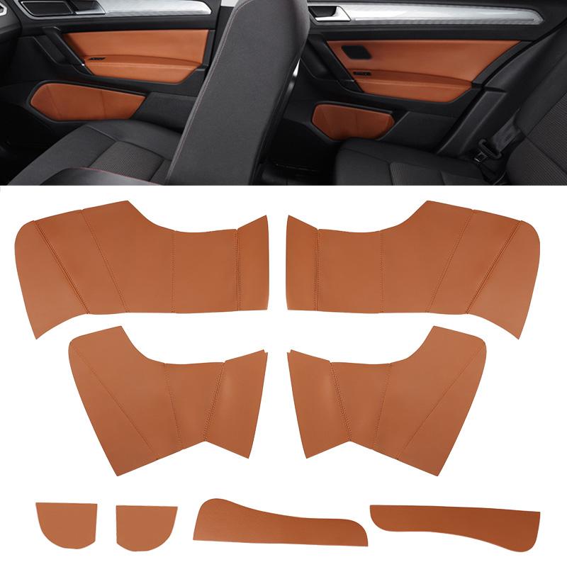 Innen Mikrofaser Leder Auto Tür Armlehne Panel Schutzhülle Abdeckung Trim Für VW Golf 7 2014 2015 2016 2017 2018 nur