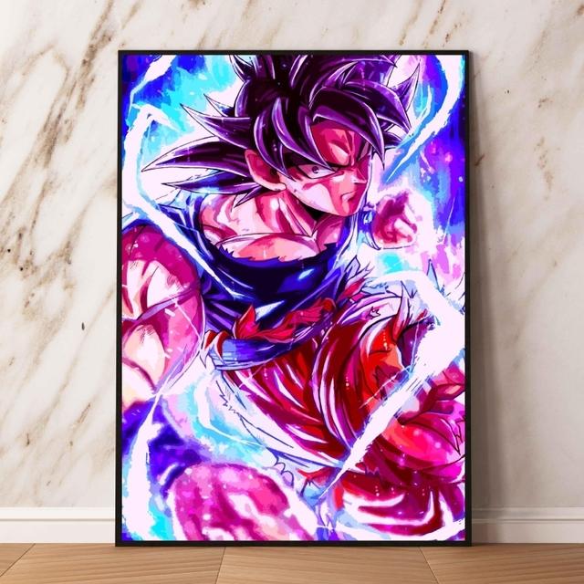 Affiches et imprimés Dragon Ball, peinture à l'huile, cadeaux de noël, Art mural, décoration de la maison