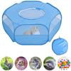 Folding Minipet Fence Outdoor Indoor Exercise Game Crawling Small Animal Tent