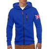 Men's Hoodie With Zipper And Multiple Pockets Pullover